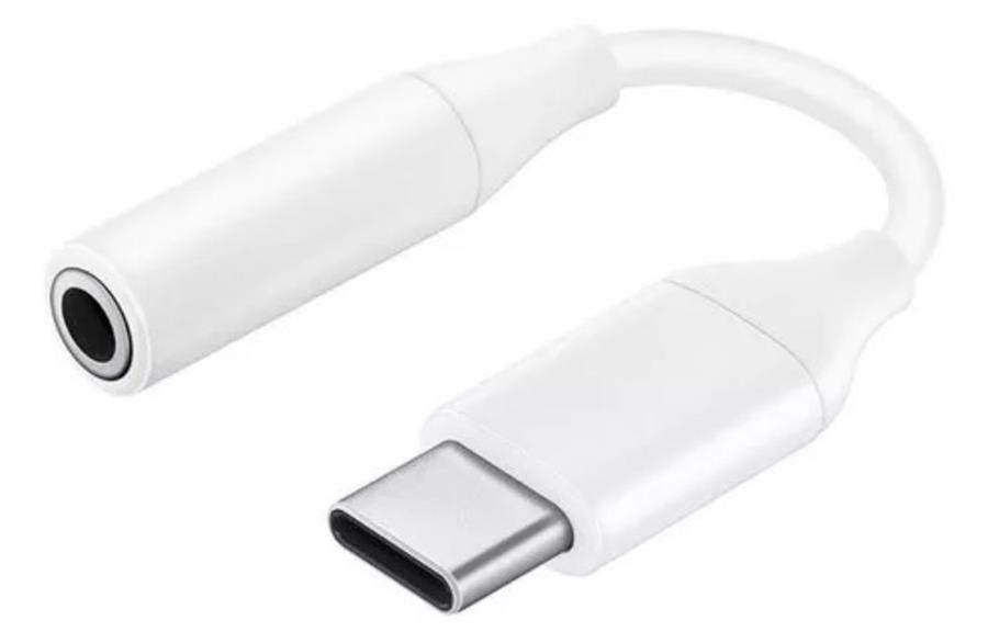 Adaptador UsbC a Auxiliar 3.5mm Blanco Samsung