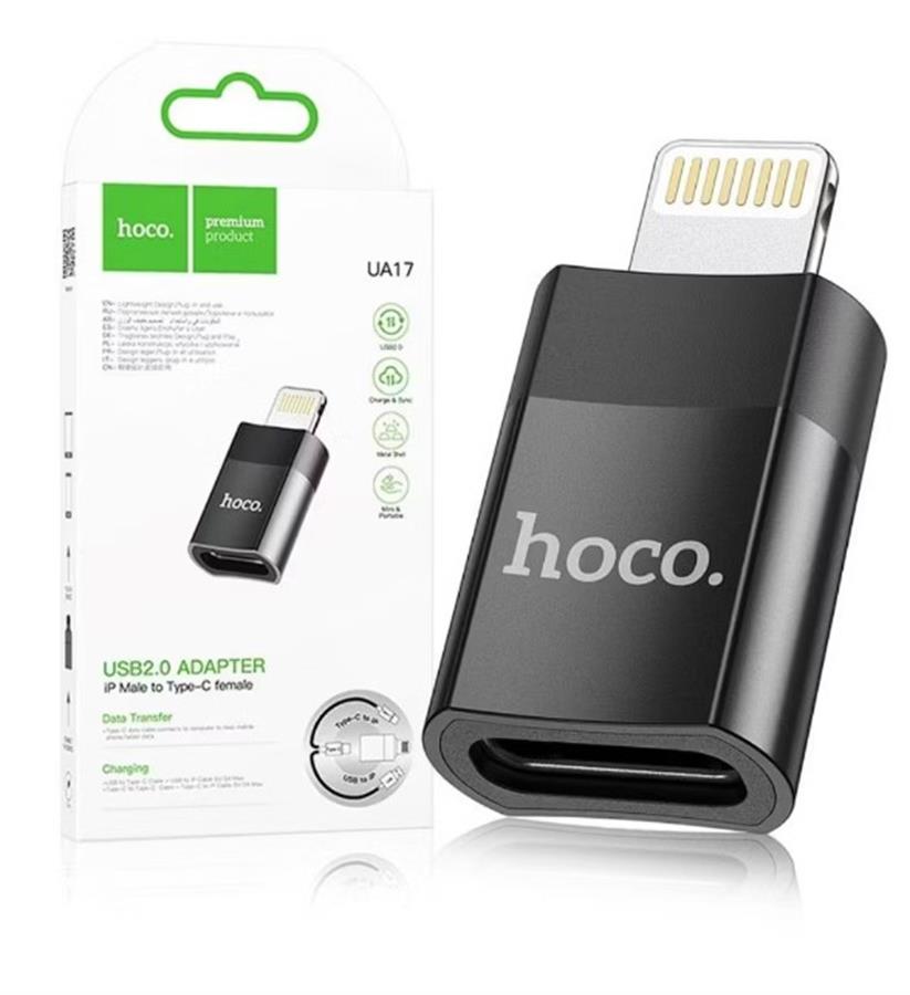Adaptador Otg Lightning M a UsbC H Hoco Ua17