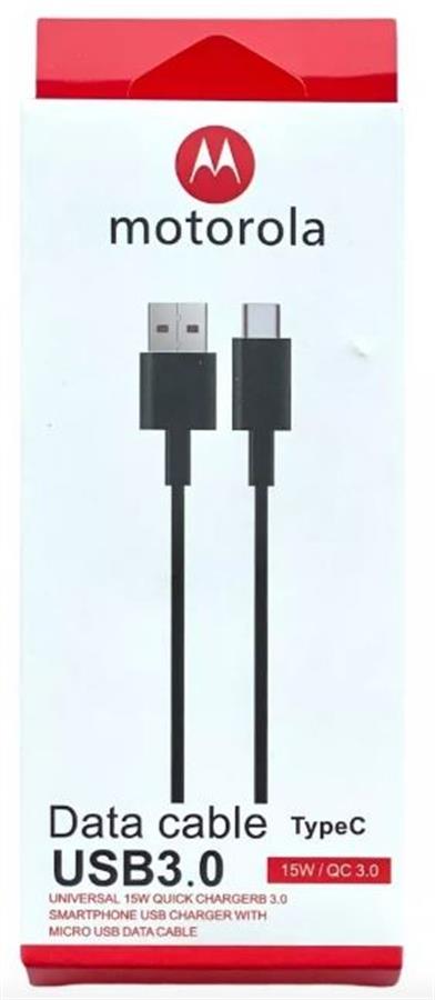 Cable Motorola UsbC Carga Rapida 15W - Certificado