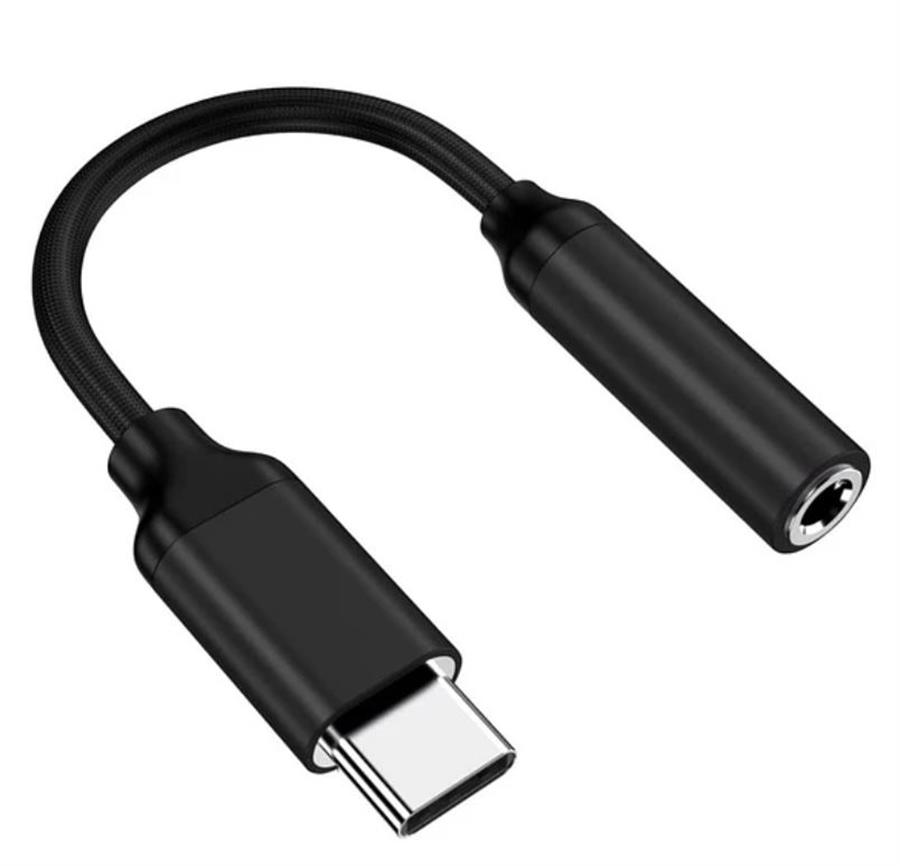 Adaptador UsbC a Auxiliar 3.5mm Negro Samsung